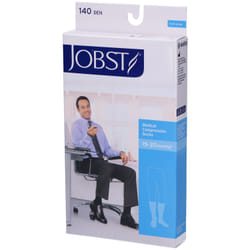Jobst For Men Calza Uomo a Compressione 15-20 mmHg Taglia 4 Nero