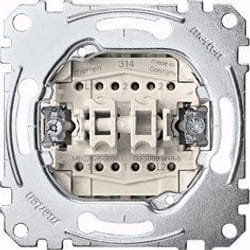 Merten MEG3626-0000 interruttore elettrico Interruttore basculante 1P Metallico