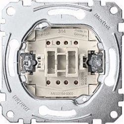 Merten MEG3154-0000 interruttore elettrico Interruttore a pulsante 1P Metallico