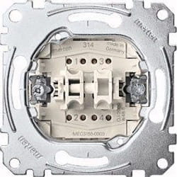 Merten MEG3155-0000 interruttore elettrico Interruttore a pulsante 1P Metallico