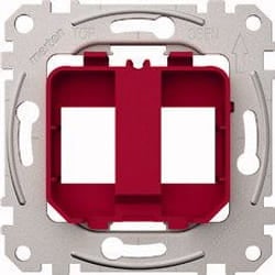 Merten MEG4566-0006 Placca copripresa e copri interruttori Rosso