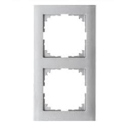 Merten MEG4020-3660 Placca copripresa e copri interruttori Alluminio