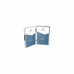 10X15 cm, Laccato argento, lucido, velluto sul retro, Mark Zilverstad