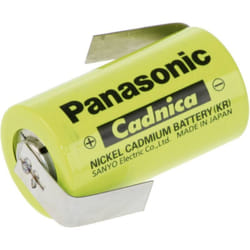 Panasonic - Sub-C zlf Batteria ricaricabile speciale Sub-C linguette a saldare a z NiCd 1.2 v 1700 mAh