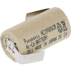 Panasonic Sub-C ZLF Batteria ricaricabile speciale Sub-C linguette a saldare a Z NiCd 1.2 V 1900 mAh