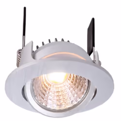 Deko-Light 565262, Faretto da incasso, LED, 5 W, 2700 K, 490 lm, Argento