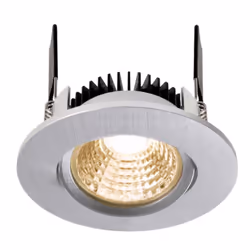 Deko-Light 565278, Faretto da incasso, LED, 6 W, 2700 K, 580 lm, Argento