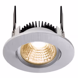 Deko-Light 565299, Faretto da incasso, LED, 4,5 W, 2700 K, 330 lm, Argento