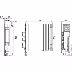 Siemens 6SL3210-5FB10-4UA1 adattatore e invertitore Interno Multicolore