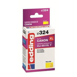 Edding EDD-324 cartuccia d'inchiostro 1 pz Compatibile Resa elevata (XL) Giallo