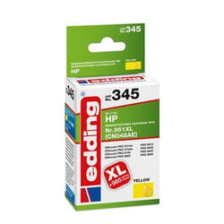 Edding EDD-345 cartuccia d'inchiostro 1 pz Compatibile Giallo