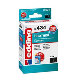 Edding EDD-434 cartuccia d'inchiostro 2 pz Compatibile Nero