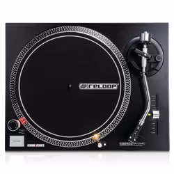 Reloop RP-2000 MK2 giradischi per DJ Piatto per DJ ad azionamento diretto Nero - Vista aggiuntiva 8
