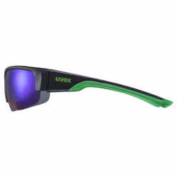 Uvex sportstyle 215 Occhiali multiuso Semi-montatura Nero, Verde - Vista aggiuntiva 5