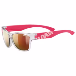 Uvex Sportstyle 508, Bambino, Unisex, Rettangolare, Montatura piena, Trasparente, Rosa