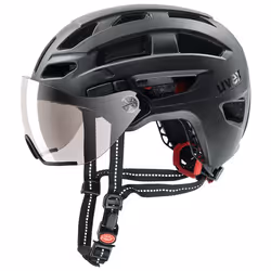 Uvex finale visor, Casco demi jet, Costruzione a calotta rigida, Opaco