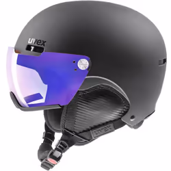 Uvex Visor V, Casco integrale, Costruzione a calotta rigida, Opaco