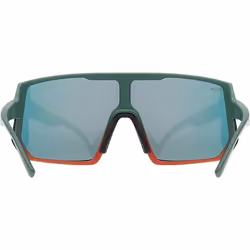 Uvex sportstyle 235 Occhiali multiuso Unisex Semi-montatura Verde, Rosso - Vista aggiuntiva 5