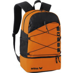 ERIMA 723365 zaino Nero, Arancione Poliestere