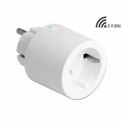 DeLOCK Interruttore di alimentazione WLAN MQTT con monitoraggio dell'energia, CEE 7/3, CEE 7/4, Bianco, 230 V, 16 A, 45 mm