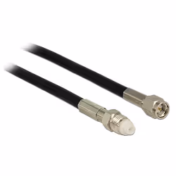 DeLOCK 12449, 5 m, RG-58, SMA, FME, Nero
