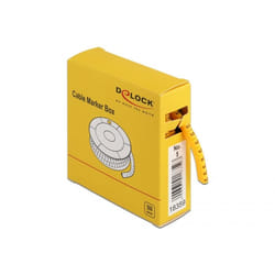 DeLOCK Scatola segnacavi, n. 5, giallo, 500 pezzi