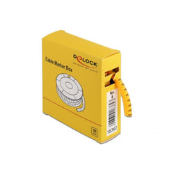 DeLOCK Scatola segnacavi, n. 8, giallo, 500 pezzi