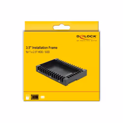 DeLOCK Telaio d'installazione da 3.5″ per 2.5″ SATA Drive nero - Vista aggiuntiva 7