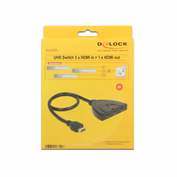 DeLOCK 18600 conmutador de vídeo HDMI - Vista aggiuntiva 2