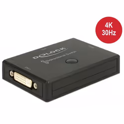 DeLOCK DVI, DVI, Plastica, Nero, 3840 x 2160 Pixel, 820 mm, 620 mm