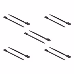 DeLOCK 18889, Releasable cable tie, Nylon, Nero, V2, -40 - 85 °C, 250 mm