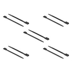 DeLOCK 18889 fascetta Releasable cable tie Nylon Nero 10 pz