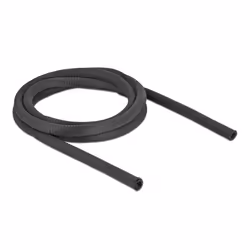 DeLOCK Manicotto intrecciato autochiudente 2 m x 13 mm nero, Nero, Poliestere, -50 - 150 °C, 1 pz, Cina, 1,3 cm