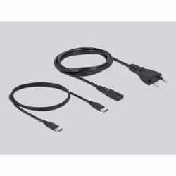 DeLOCK Caricatore USB GaN 2 x USB Type-C PD 3.0 + 1 x USB Tipo-A con 65 W