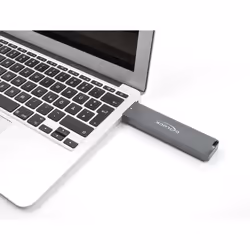 DeLOCK Alloggiamento esterno per M.2 NVME PCIe SSD o SATA SSD con USB 10 Gbps Tipo-A maschio - Vista aggiuntiva 5