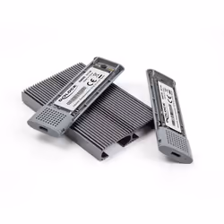 DeLOCK Alloggiamento esterno USB Type-C Dual Combo per 2 x unità SSD M.2 NVMe PCIe o SATA - senza attrezzi - Vista aggiuntiva 7