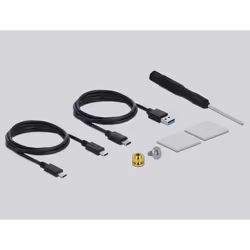 DeLOCK Custodia esterna per SSD PCIe NVME M.2 con USB Type-C femmina trasparente - Vista aggiuntiva 5