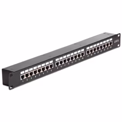 DeLOCK 43295, Cat6, Nero, Montaggio a rack, 1U, 44 mm, 44 mm
