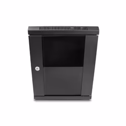DeLOCK Armadio di rete da 10″ con anta in vetro 8U nero
