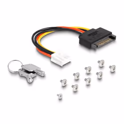 DeLOCK Bay rack mobile sottile per 4 x M.2 NVMe SSD con connettore Slim SAS SFF-8654 - Vista aggiuntiva 7