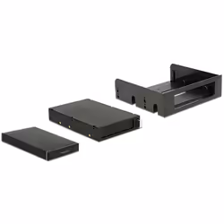 DeLOCK 47213 pannello drive bay Nero