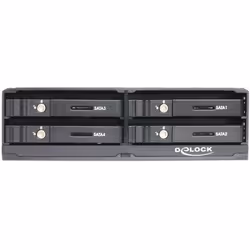 DeLOCK 47220 pannello drive bay Nero - Vista aggiuntiva 6