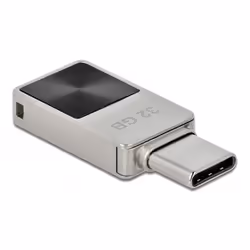 DeLOCK Mini Chiavetta USB 5 Gbps USB-C da 32 GB - Alloggiamento in metallo, 32 GB, USB tipo-C, 3.2 Gen 1 (3.1 Gen 1), 140 MB/ ...