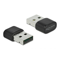 DeLOCK Adattatore USB Bluetooth 4.2 e Dualband WLAN ac/a/b/g/n 433 Mbps