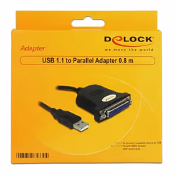 DeLOCK USB 1.1 parallel adapter cavo parallelo 0,8 m - Vista aggiuntiva 2