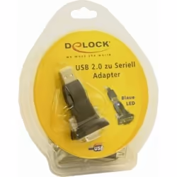 DeLOCK USB 2.0 to Serial Adapter cavo seriale Nero USB tipo A DB-9 - Vista aggiuntiva 2