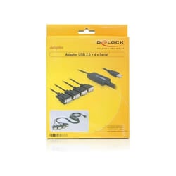 DeLOCK 61887 cavo seriale Nero 1,4 m USB tipo A DB-9