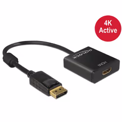 DeLOCK 62607 cavo e adattatore video 0,2 m DisplayPort HDMI tipo A (Standard) Nero