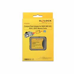 DeLOCK 62637 adattatore per SIM/flash memory card Adattatore per scheda flash