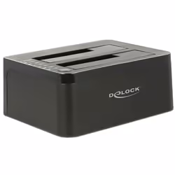DeLOCK 62661, HDD, SATA, 2.5,3.5", USB 3.2 Gen 1 (3.1 Gen 1) Type-B, 5 Gbit/s, Nero